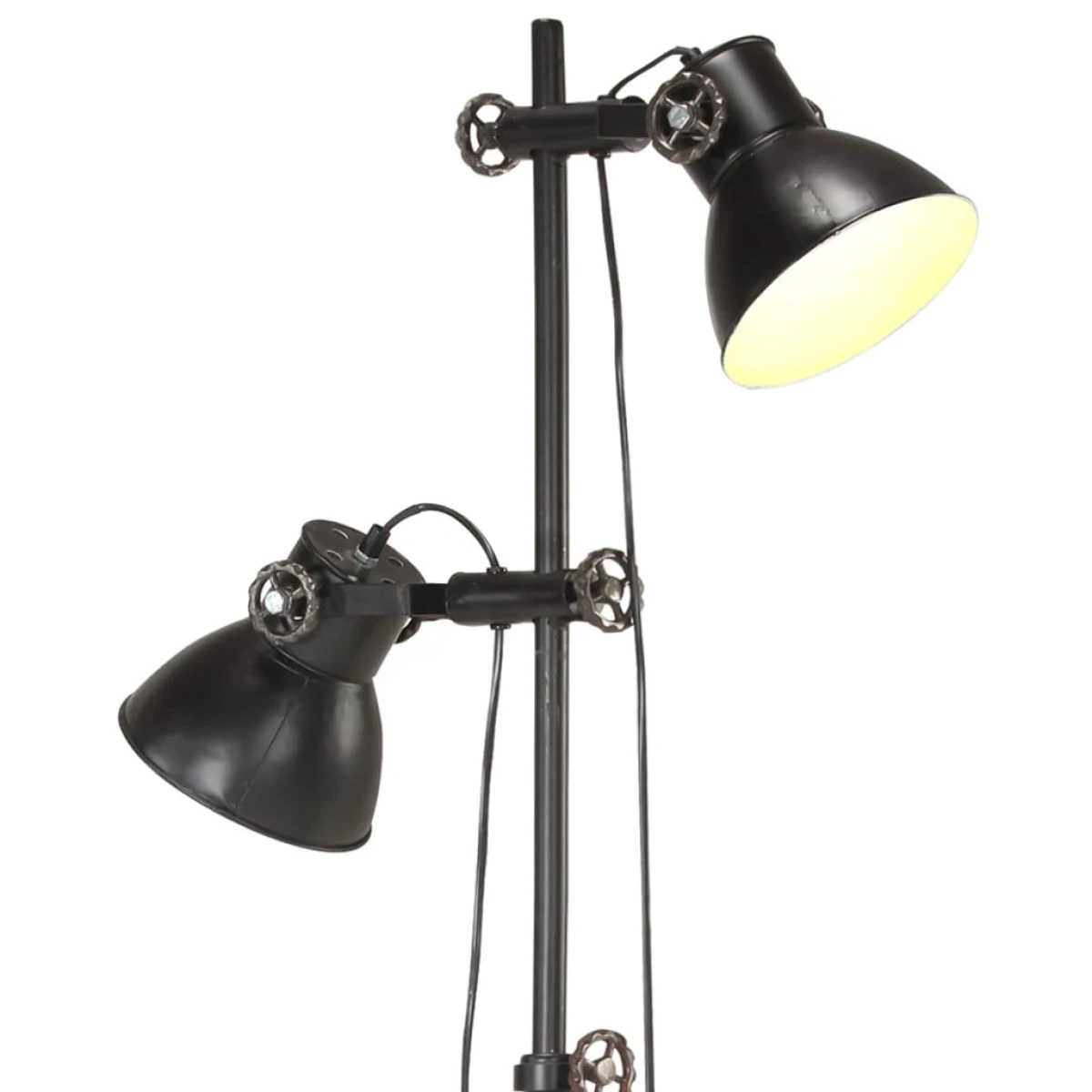 vidaXL Floor Lamp 2 Lampshades Unique Hand-Painted Design by vidaXL