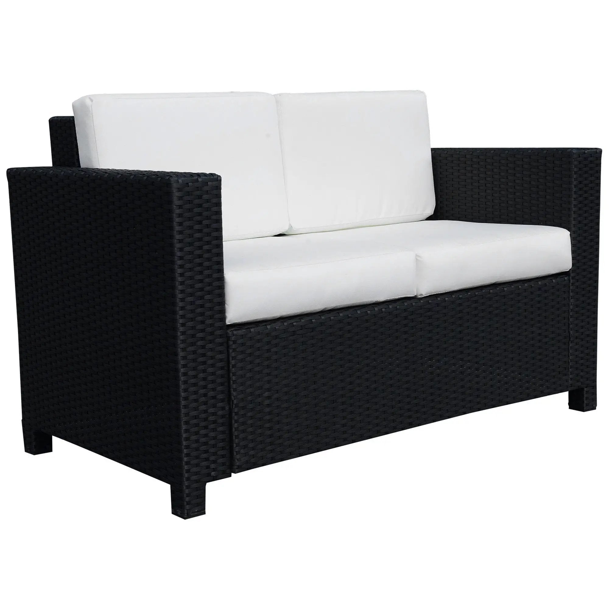 Outsunny Quality Outdoor Double Seat Sofa - Comfortable Relaxation for Gardens - Garden Sofa Sets