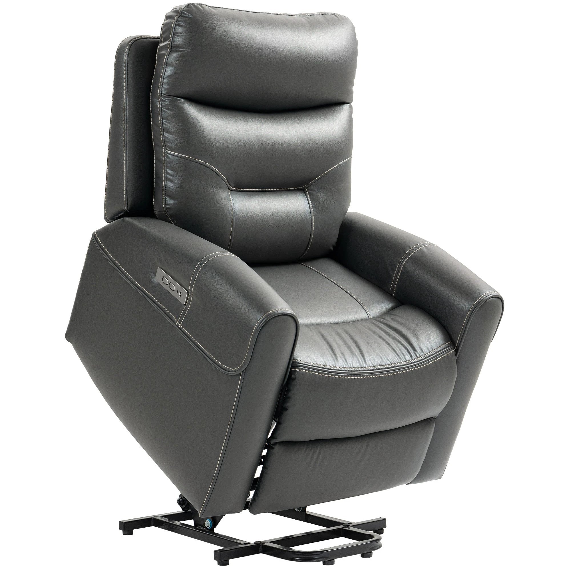 HOMCOM HOMCOM Riser Recliner Compact USB Ports Remote for Seniors - Recliner