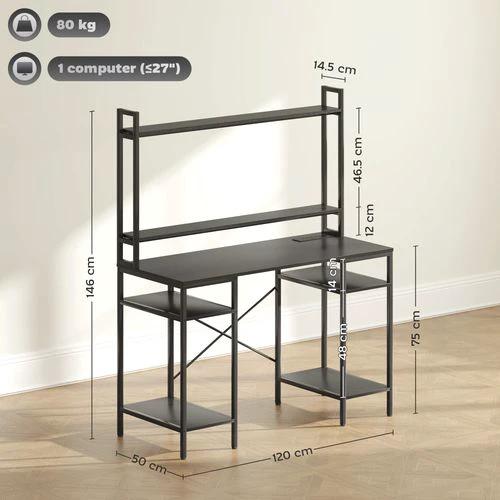 HOMCOM HOMCOM Computer Desk Home Office Desk with Monitor Stand - Uncategorized Desk