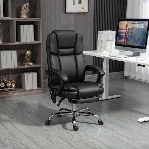 Vinsetto Vinsetto Massage Office Chair, PU Leather High Back Recliner - Office Chair