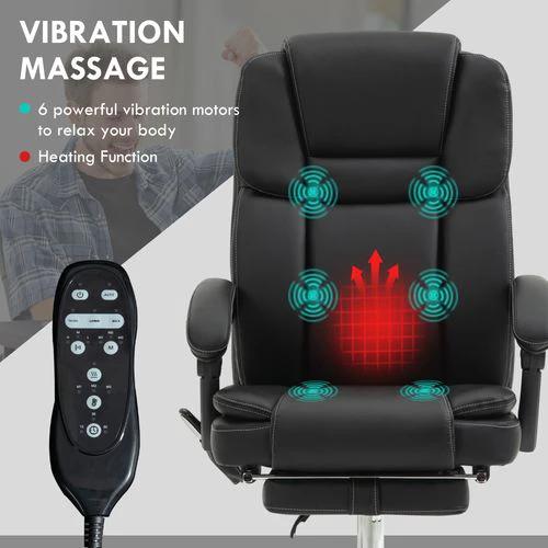 Vinsetto Vinsetto Massage Office Chair, PU Leather High Back Recliner - Office Chair