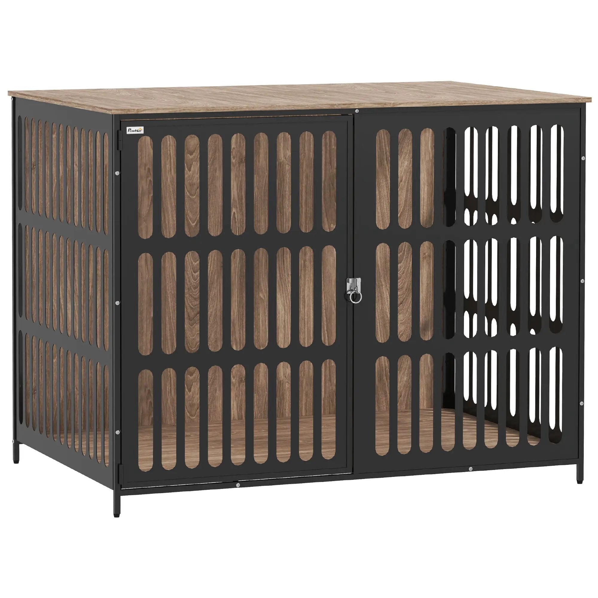 PawHut PawHut Dog Crate Furniture with Anti-Chew Resistant Mesh for Medium Dogs - Dog Crate