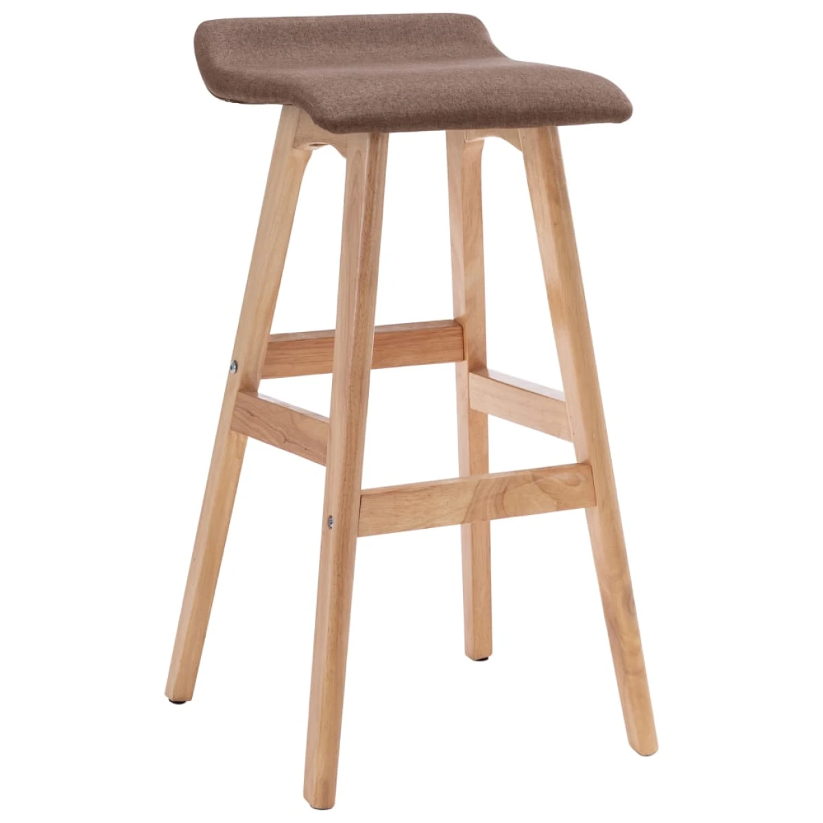 vidaXL vidaXL Bar Stool Dark Grey Fabric -