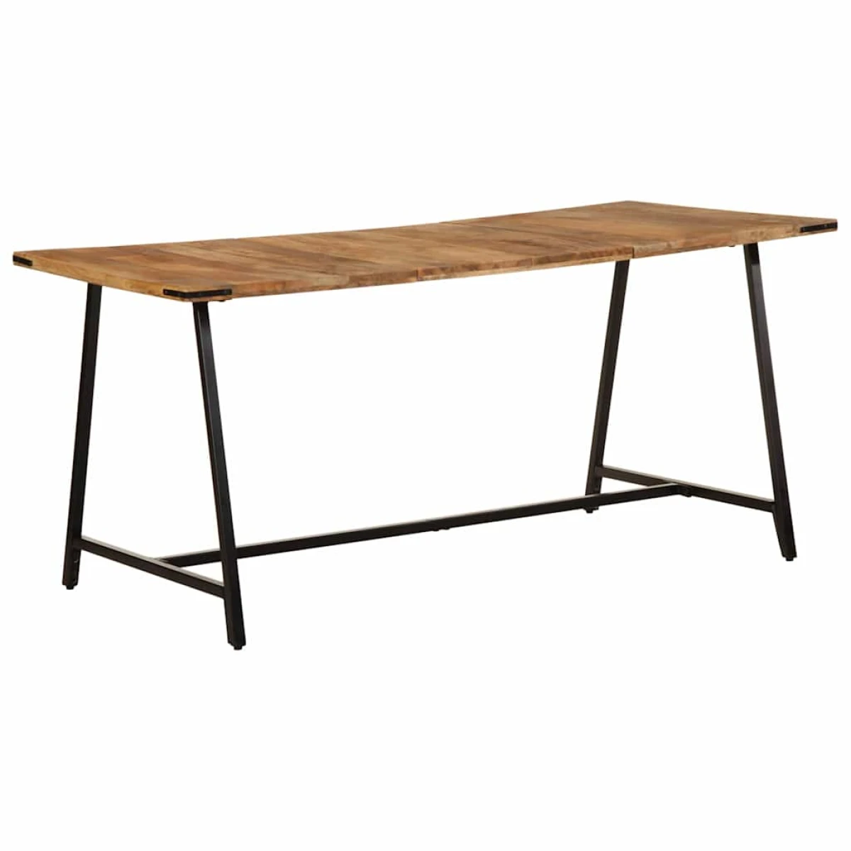 vidaXL VidaXL Dining Table 140x70x75cm Mango Wood Durable Family - Dining Table
