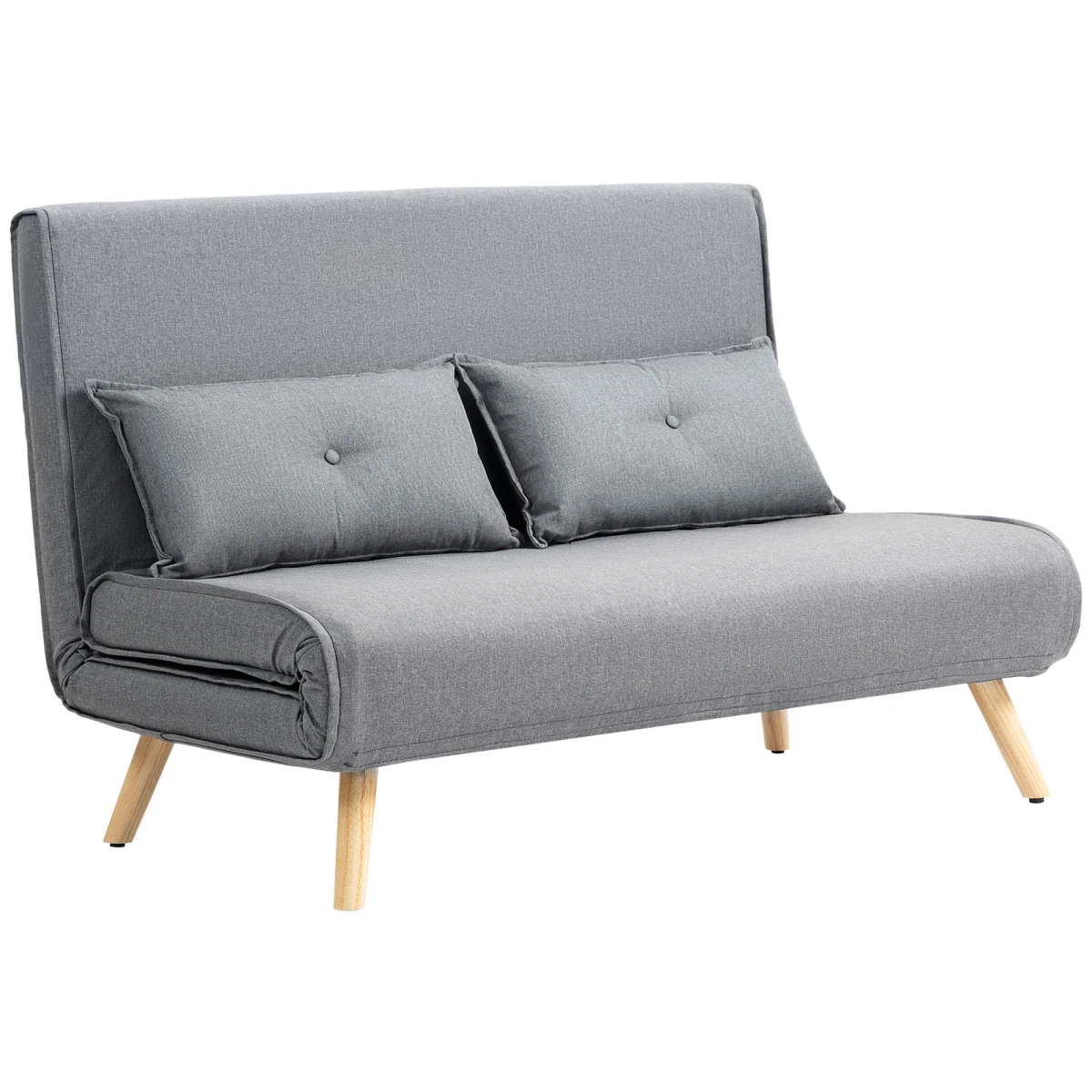 HOMCOM HOMCOM Sofa Bed Two Seater Click Clack Comfort Living Room - Sofa Bed