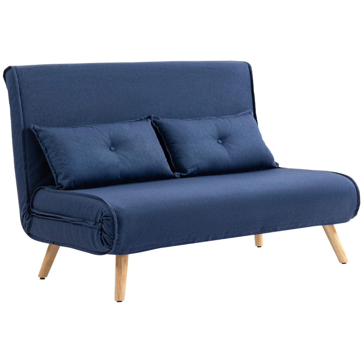 HOMCOM HOMCOM Sofa Bed Two Seater Click Clack Comfort Living Room - Sofa Bed