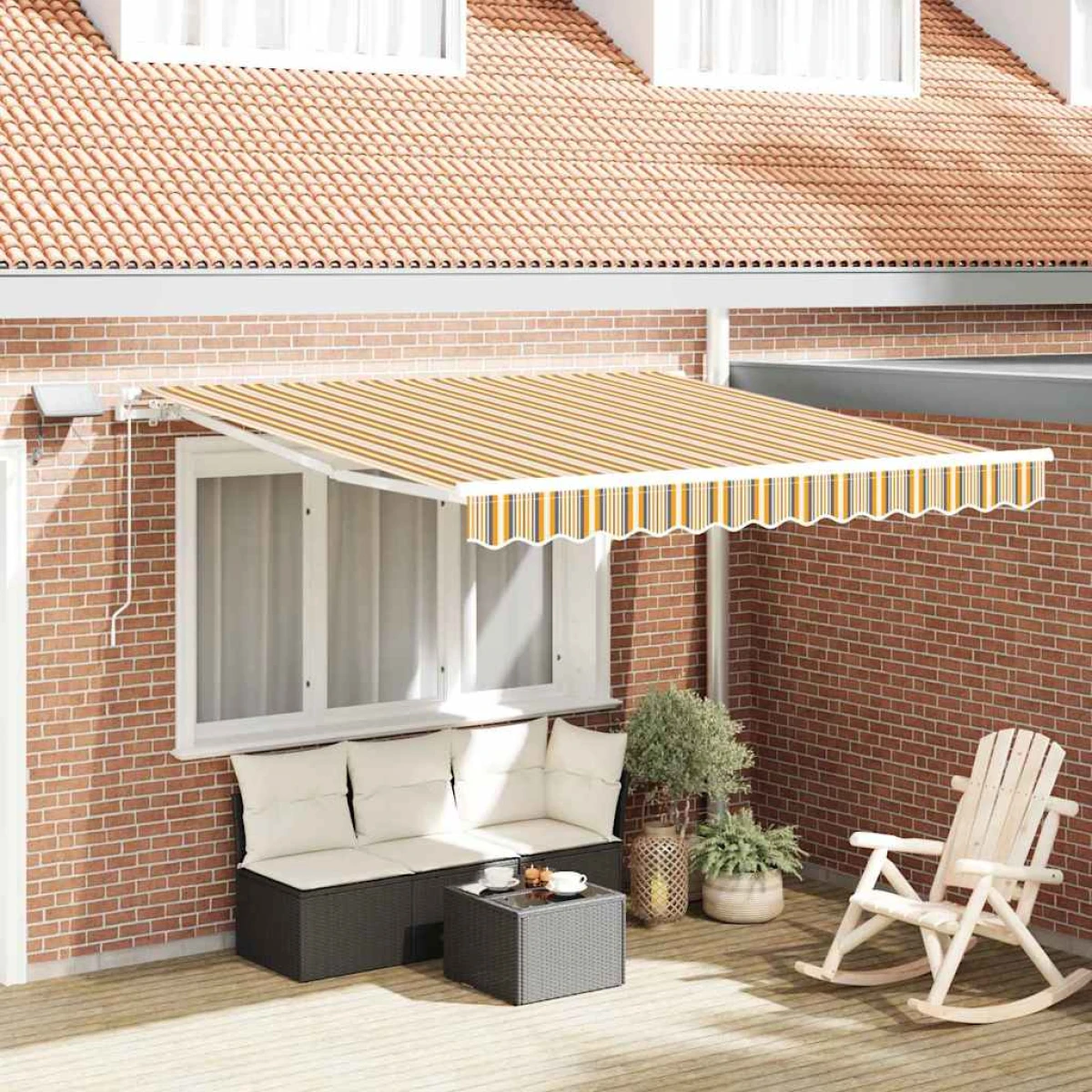 vidaXL vidaXL Awning 300x250 cm LED Patio - Cover