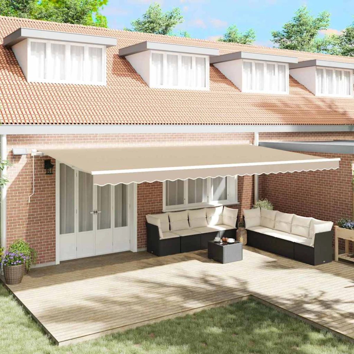 vidaXL Awning 300x250 cm LED Patio by vidaXL