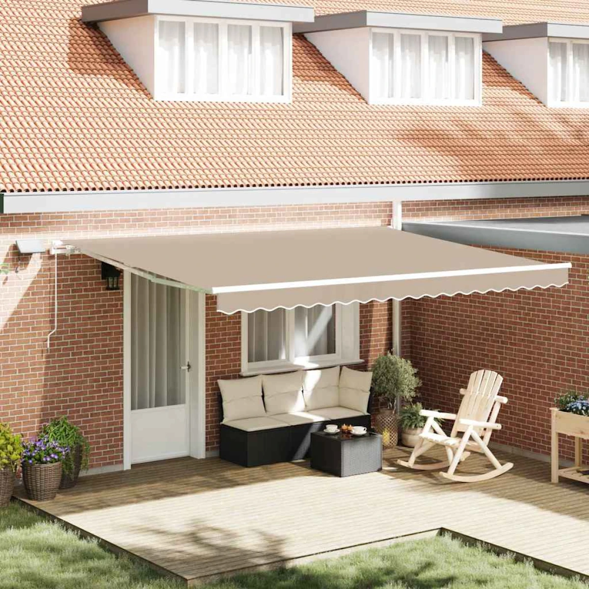 vidaXL Awning 300x250 cm LED Patio by vidaXL