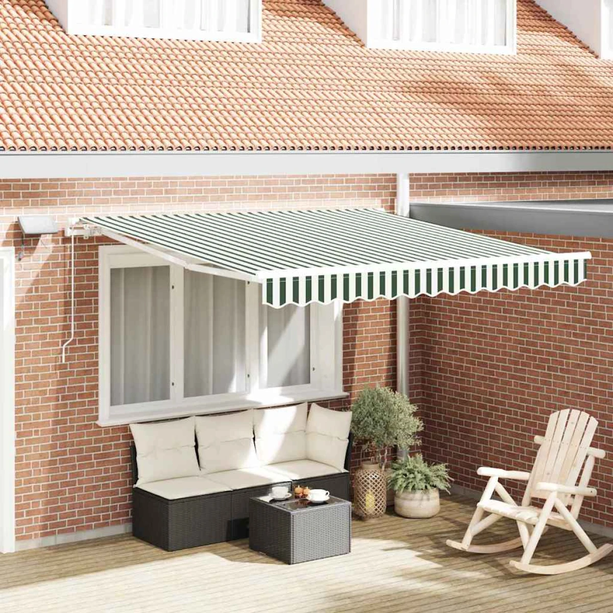 vidaXL Awning 300x250 cm LED Patio by vidaXL