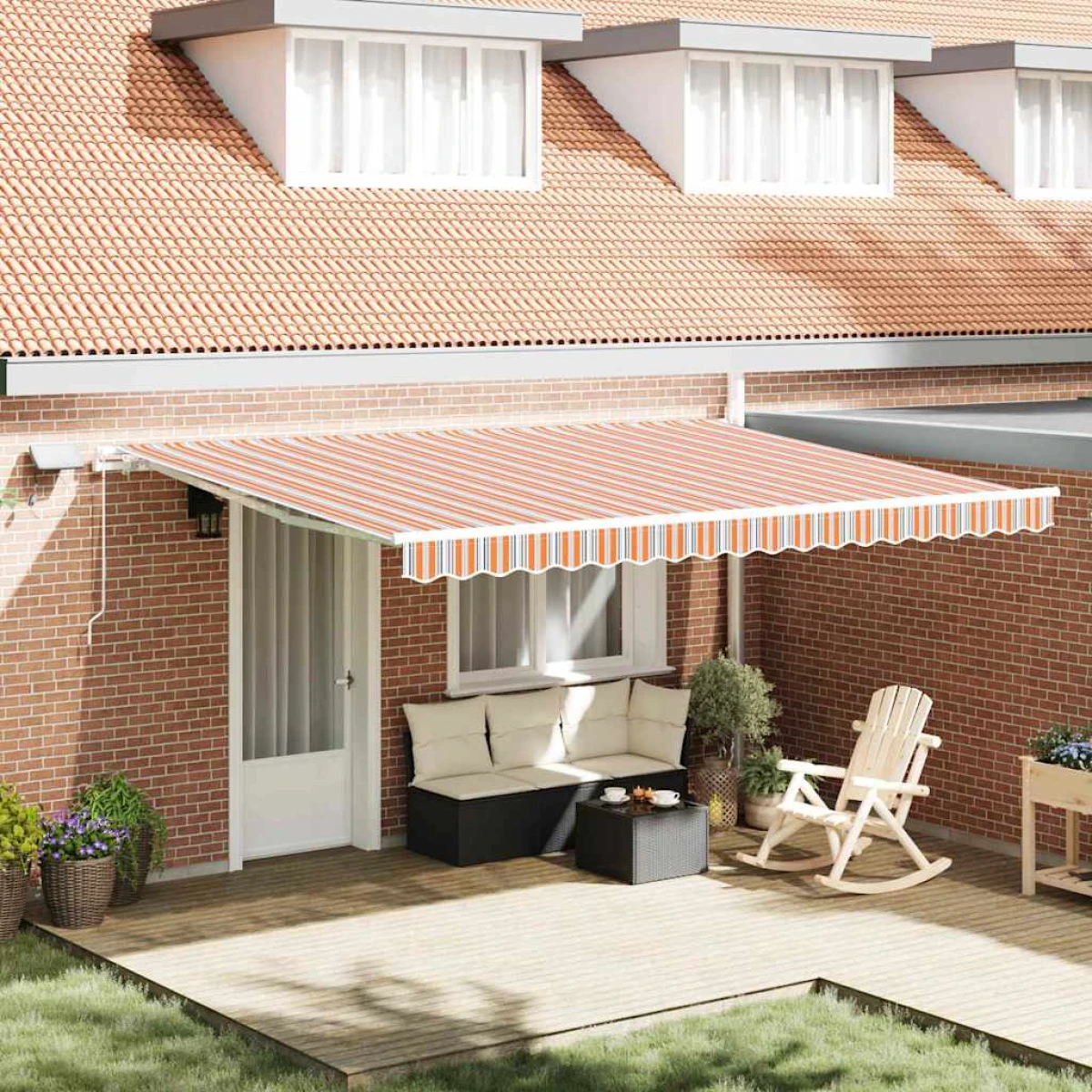 vidaXL Awning 300x250 cm LED Patio by vidaXL