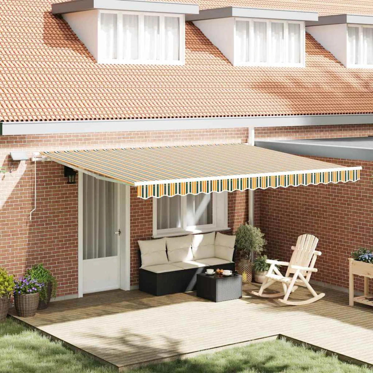 vidaXL vidaXL Awning 300x250 cm LED Patio - Cover