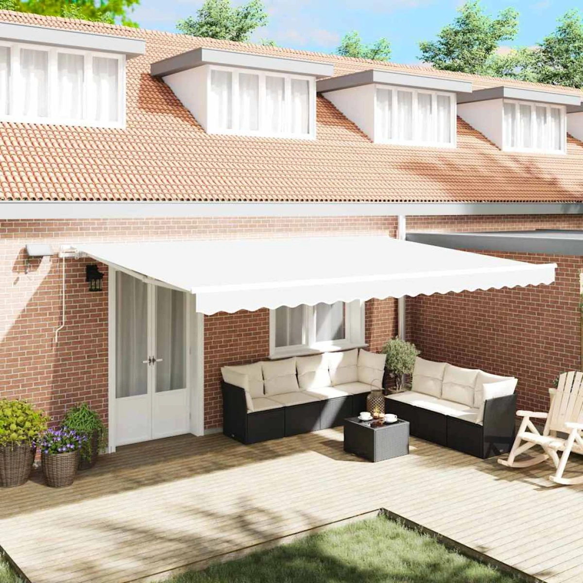 vidaXL Awning 300x250 cm LED Patio by vidaXL