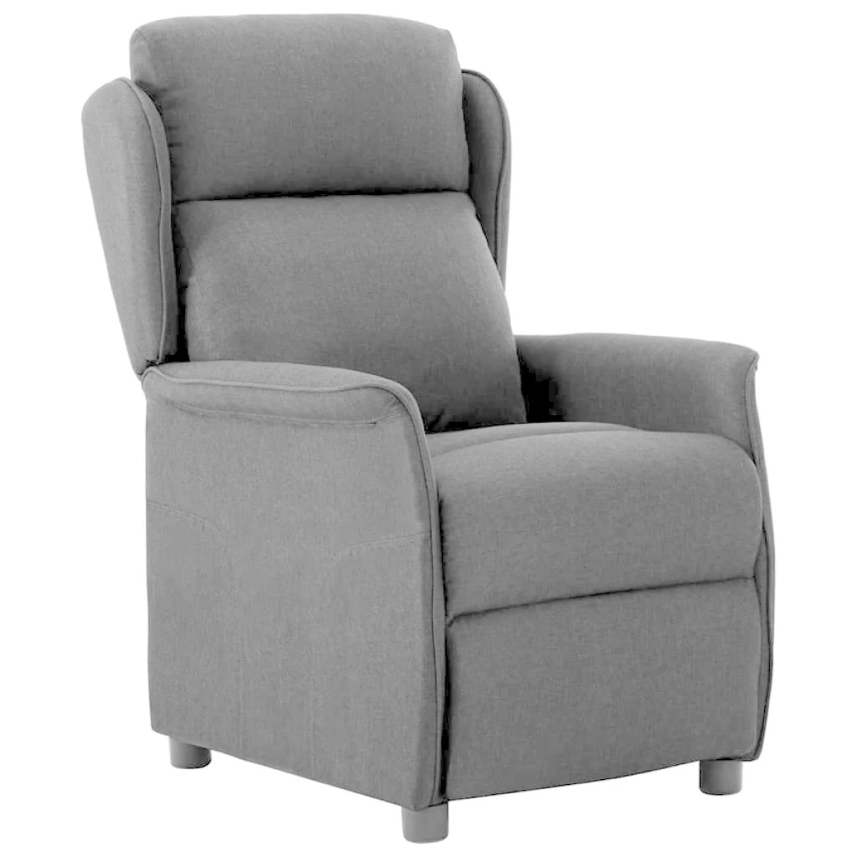 vidaXL Recliner Chair 67.5x93.5x101.5 cm Fabric With Reclining Backrest And Extendable Footrest For Living Room by vidaXL
