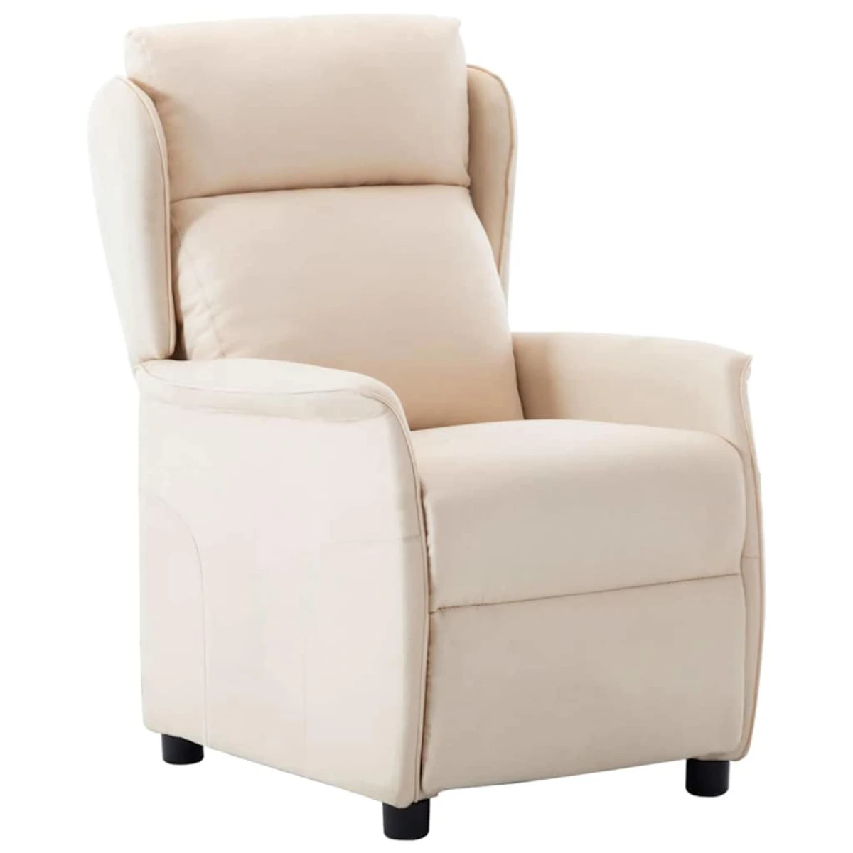 vidaXL Recliner Chair 67.5x93.5x101.5 cm Fabric With Reclining Backrest And Extendable Footrest For Living Room by vidaXL
