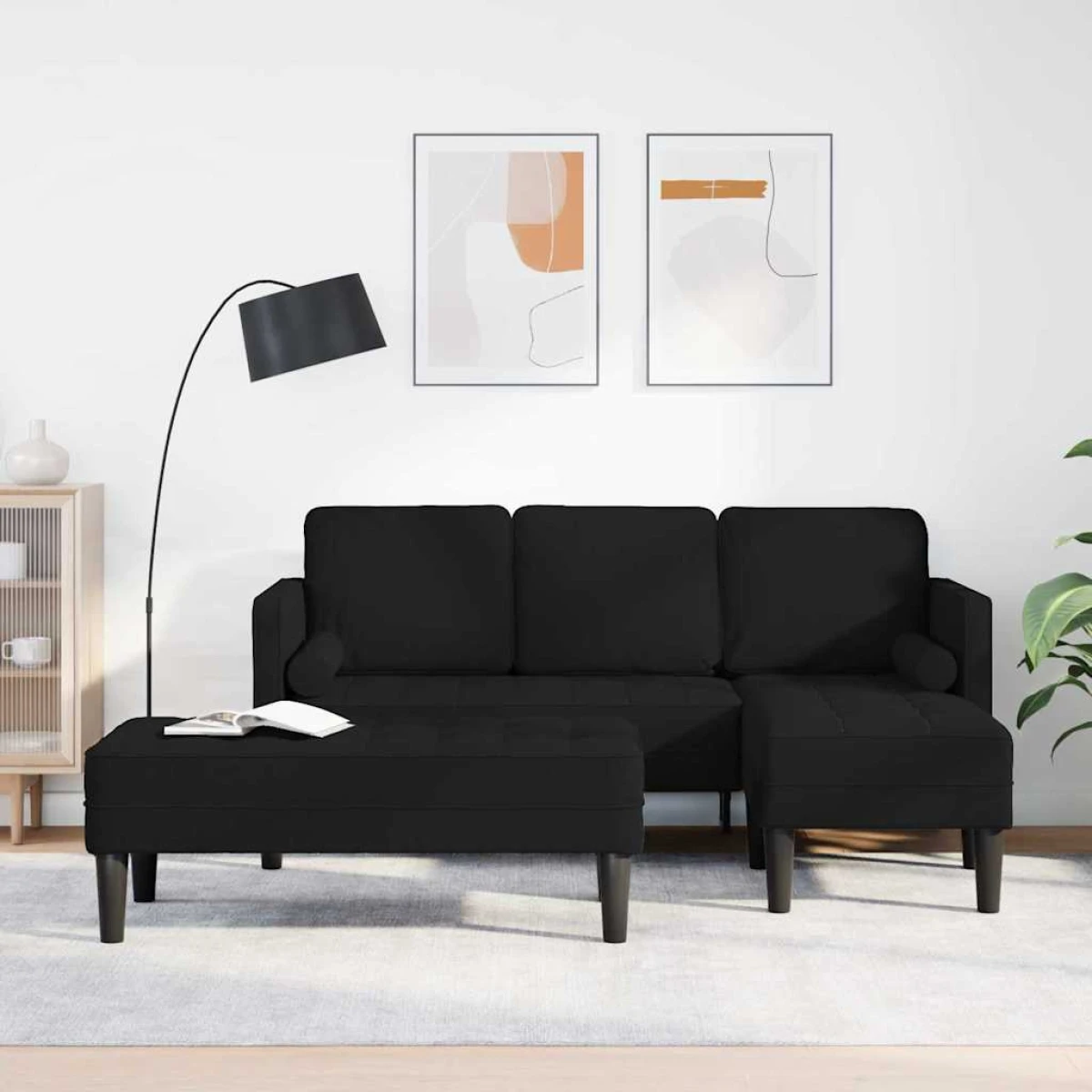 vidaXL VidaXL Sofa Set 173x131x67 cm Soft Touch Grey Living Room - Sofa