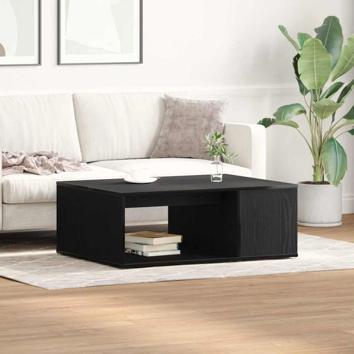 VidaXL Coffee Table 90x67x33 cm Two Shelves by vidaXL