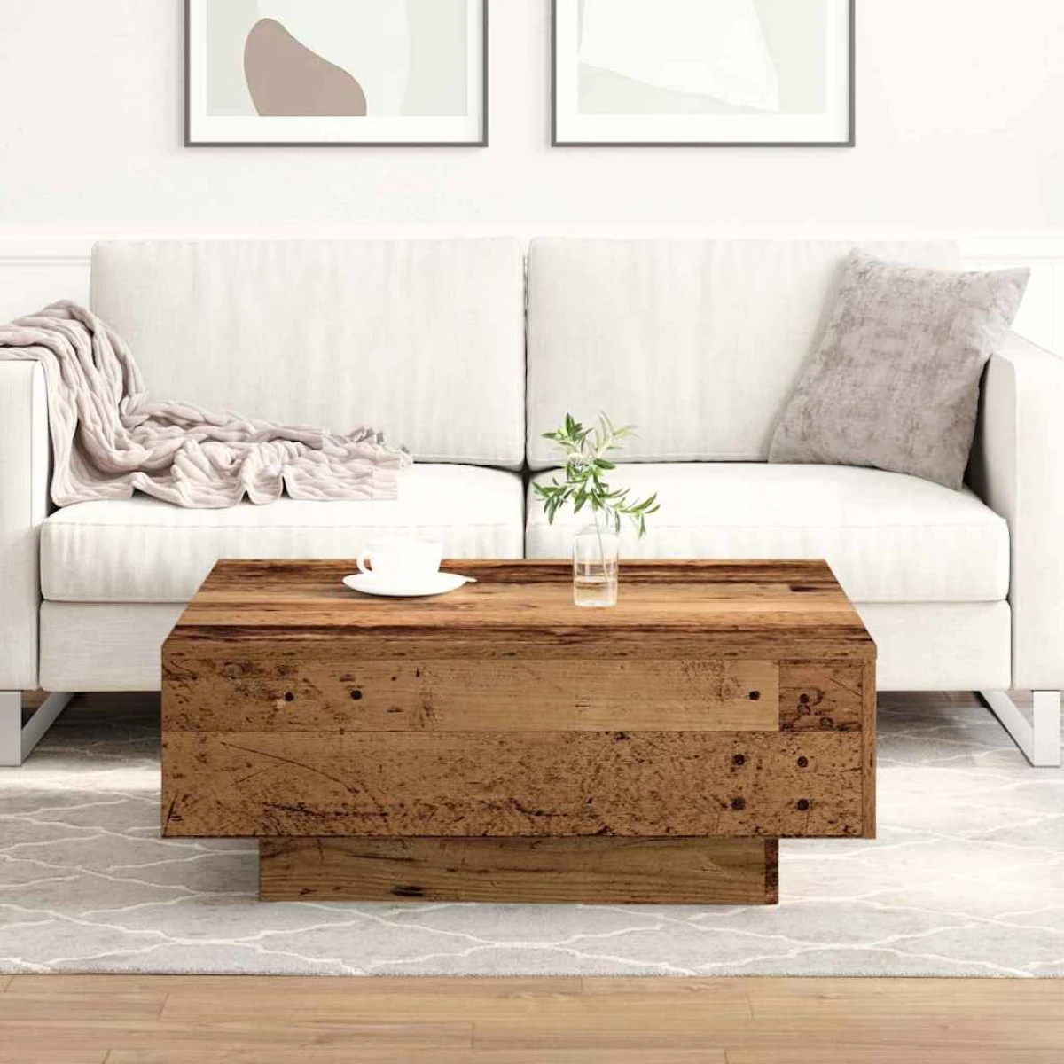 VidaXL Coffee Table 55x55x31 cm Engineered Wood by vidaXL
