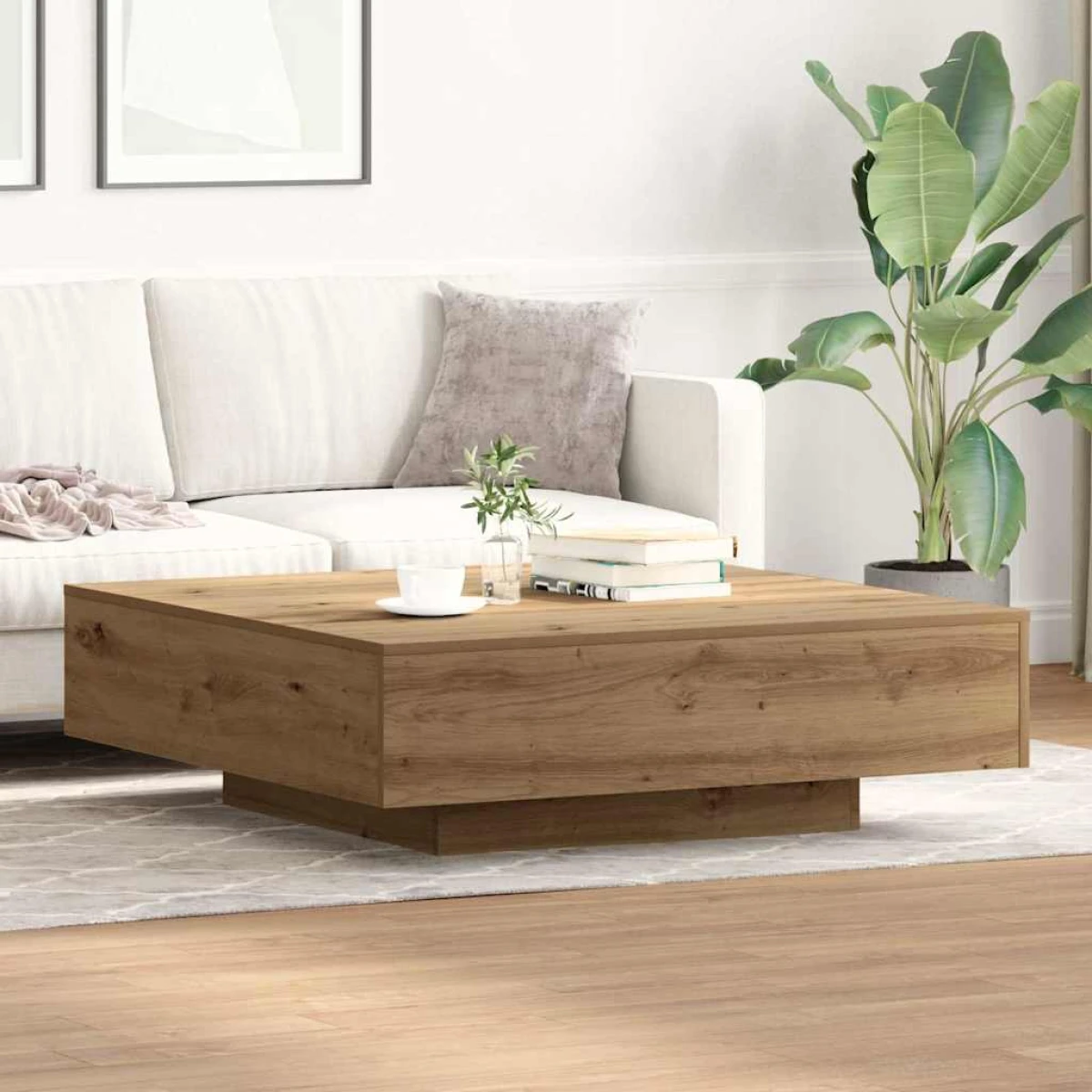 VidaXL Coffee Table 55x55x31 cm Engineered Wood by vidaXL