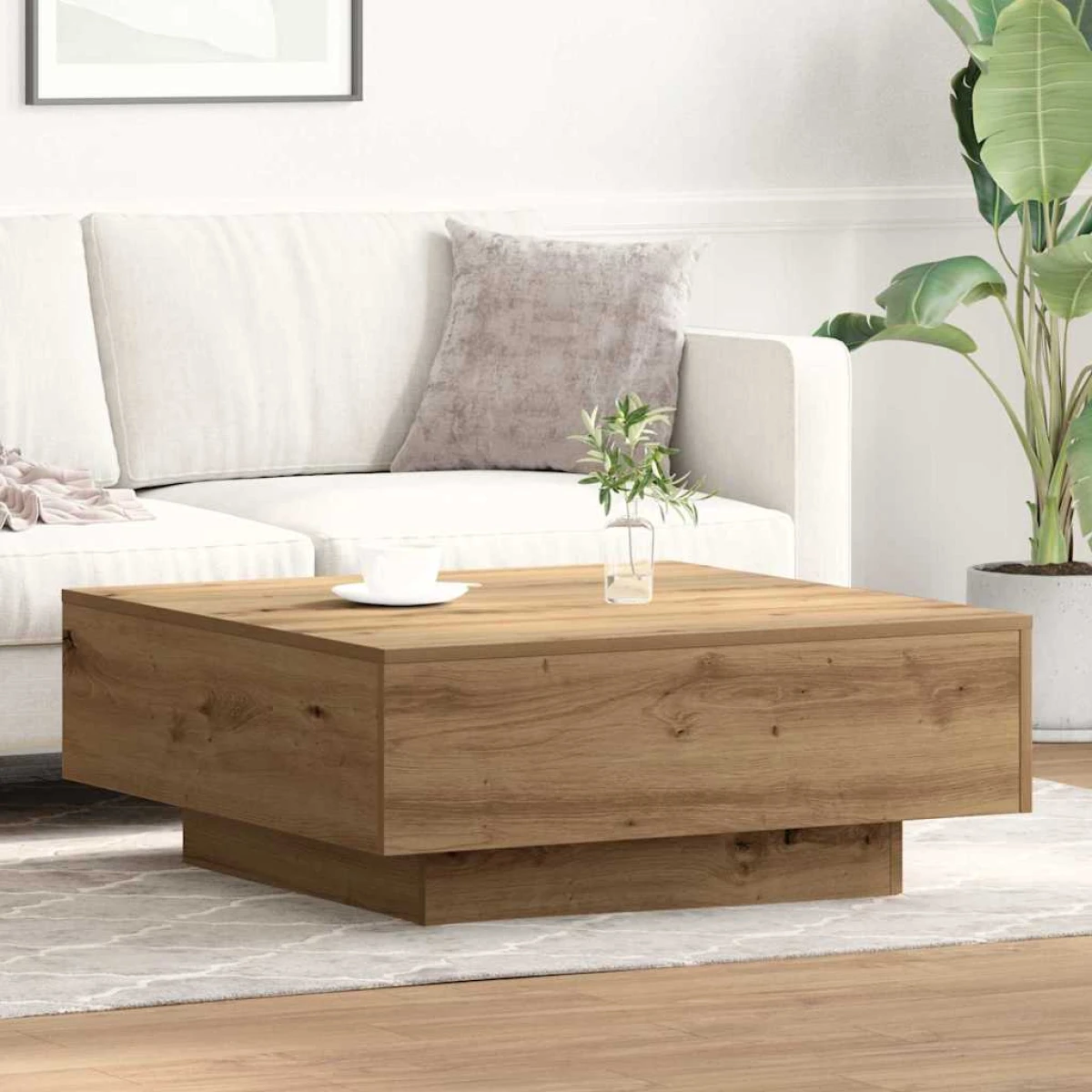 VidaXL Coffee Table 55x55x31 cm Engineered Wood by vidaXL