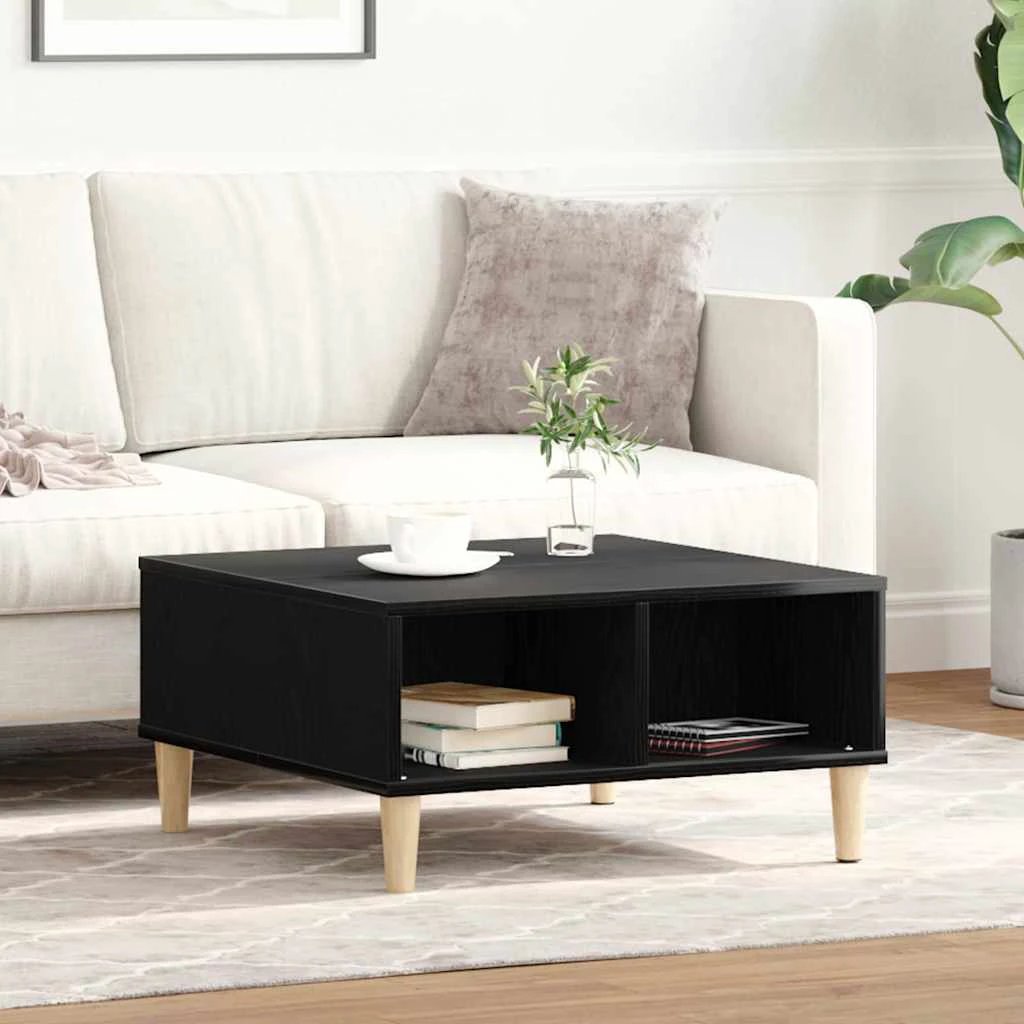 vidaXL VidaXL Coffee Table 60x60x30 cm Smoked Oak Living Room - Coffee Table