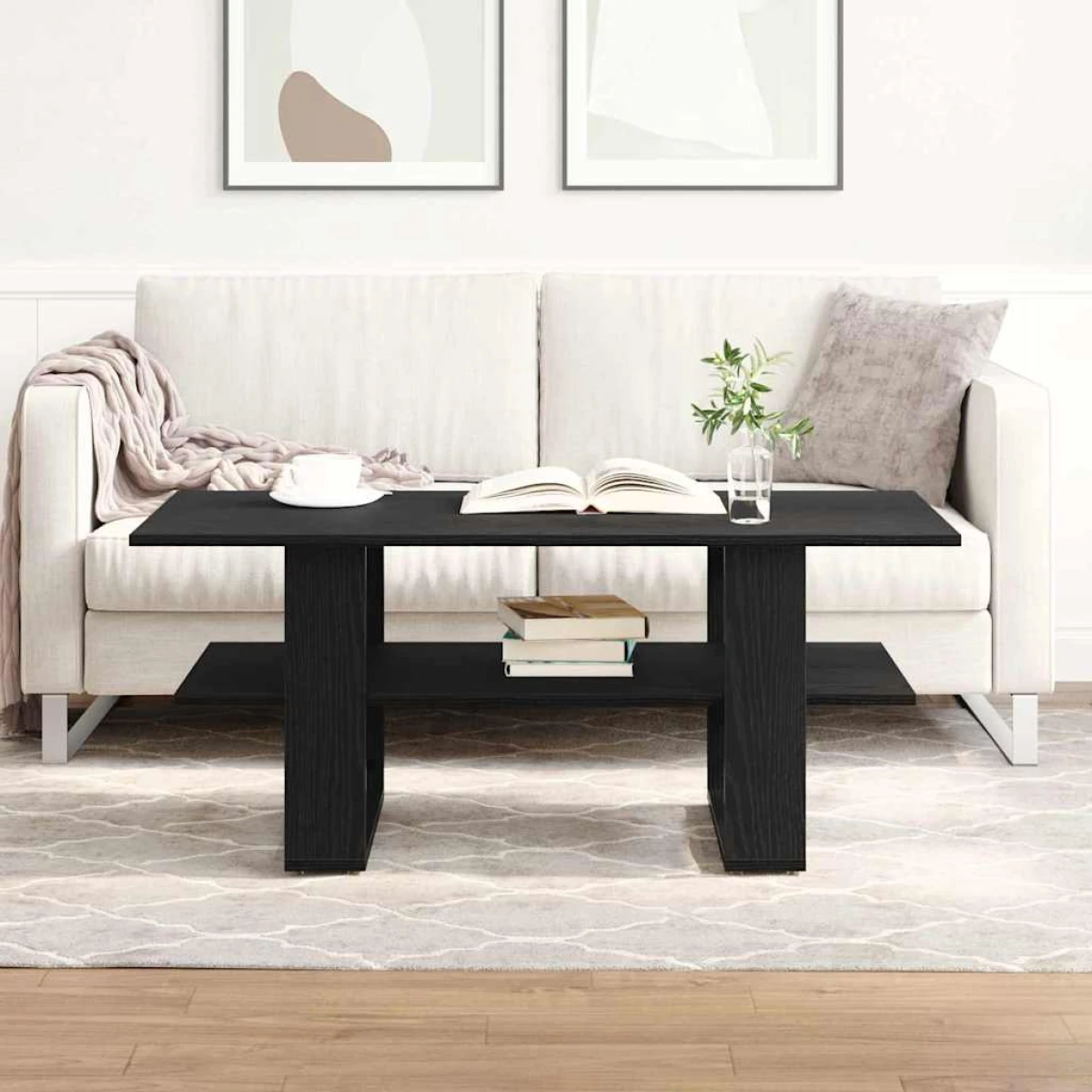 VidaXL Coffee Table 102x55x42cm Engineered Wood Living Room by vidaXL