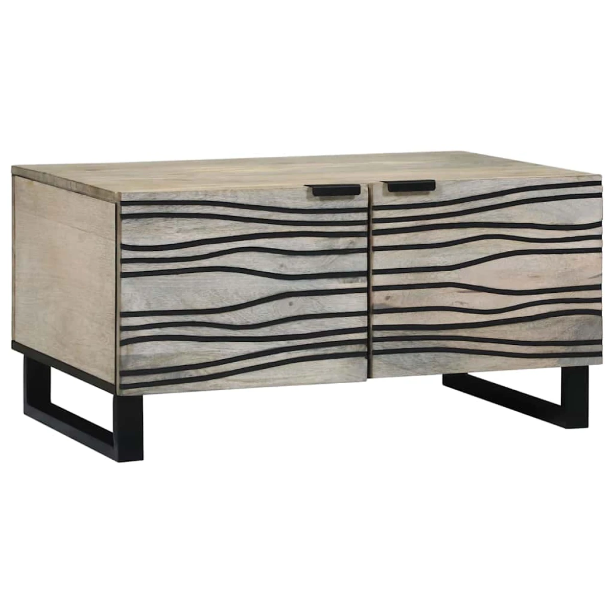 vidaXL VidaXL Coffee Table 80x50x40 cm With Storage Drawers - Coffee Table