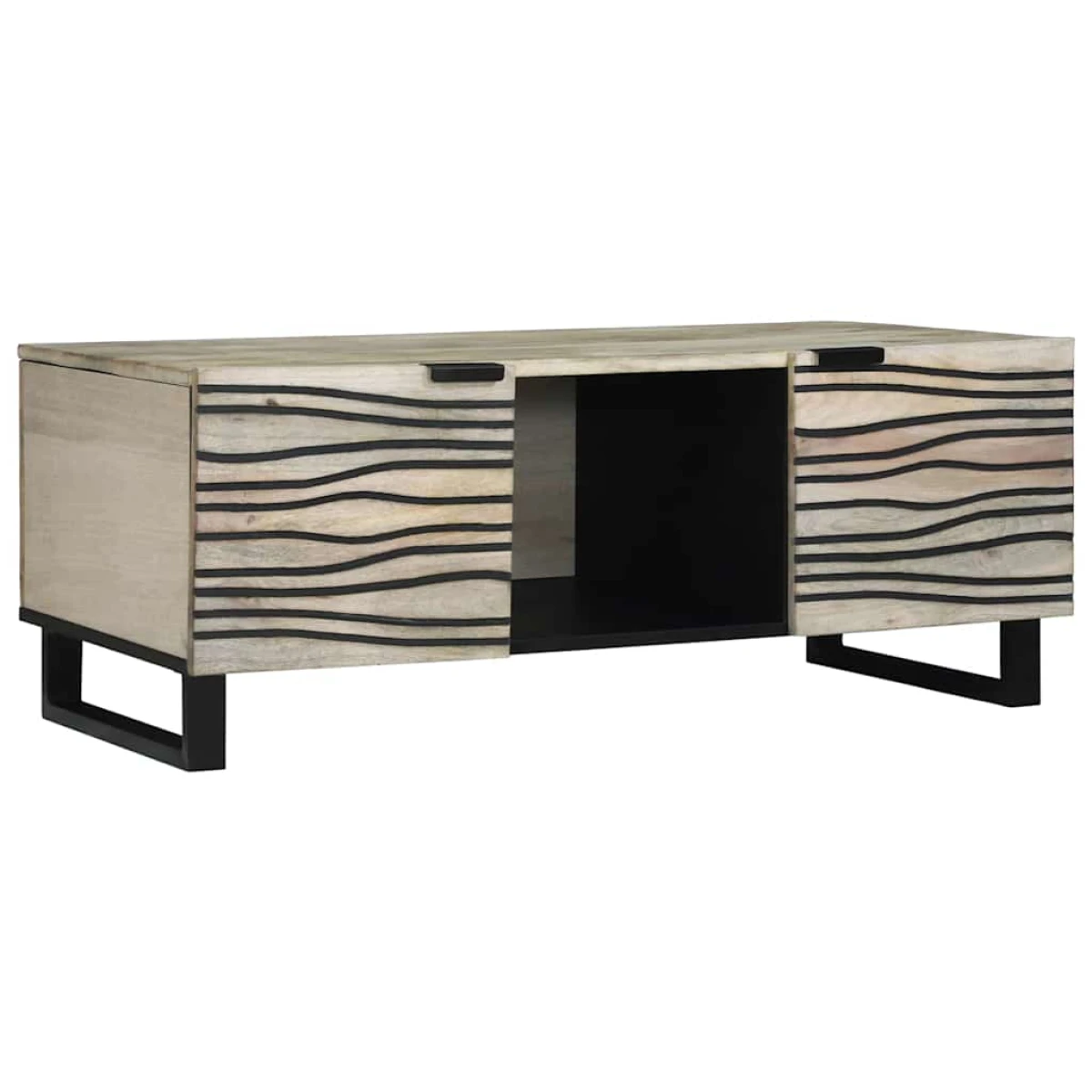 vidaXL VidaXL Coffee Table 100x54x40 cm Rustic Storage Living Room - Coffee Table