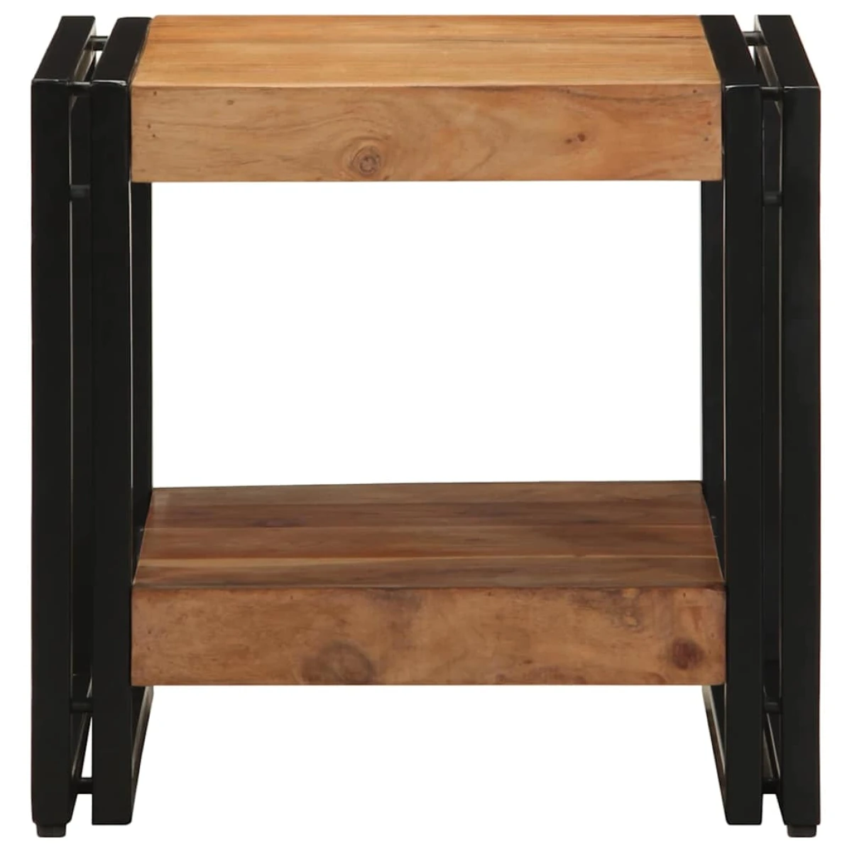 VidaXL Coffee Table 40x40x38 cm Mango Wood Rustic Living by vidaXL