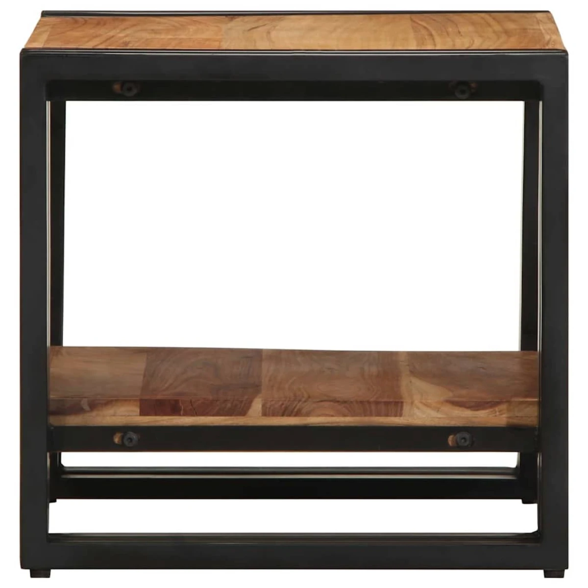 VidaXL Coffee Table 40x40x38 cm Mango Wood Rustic Living by vidaXL