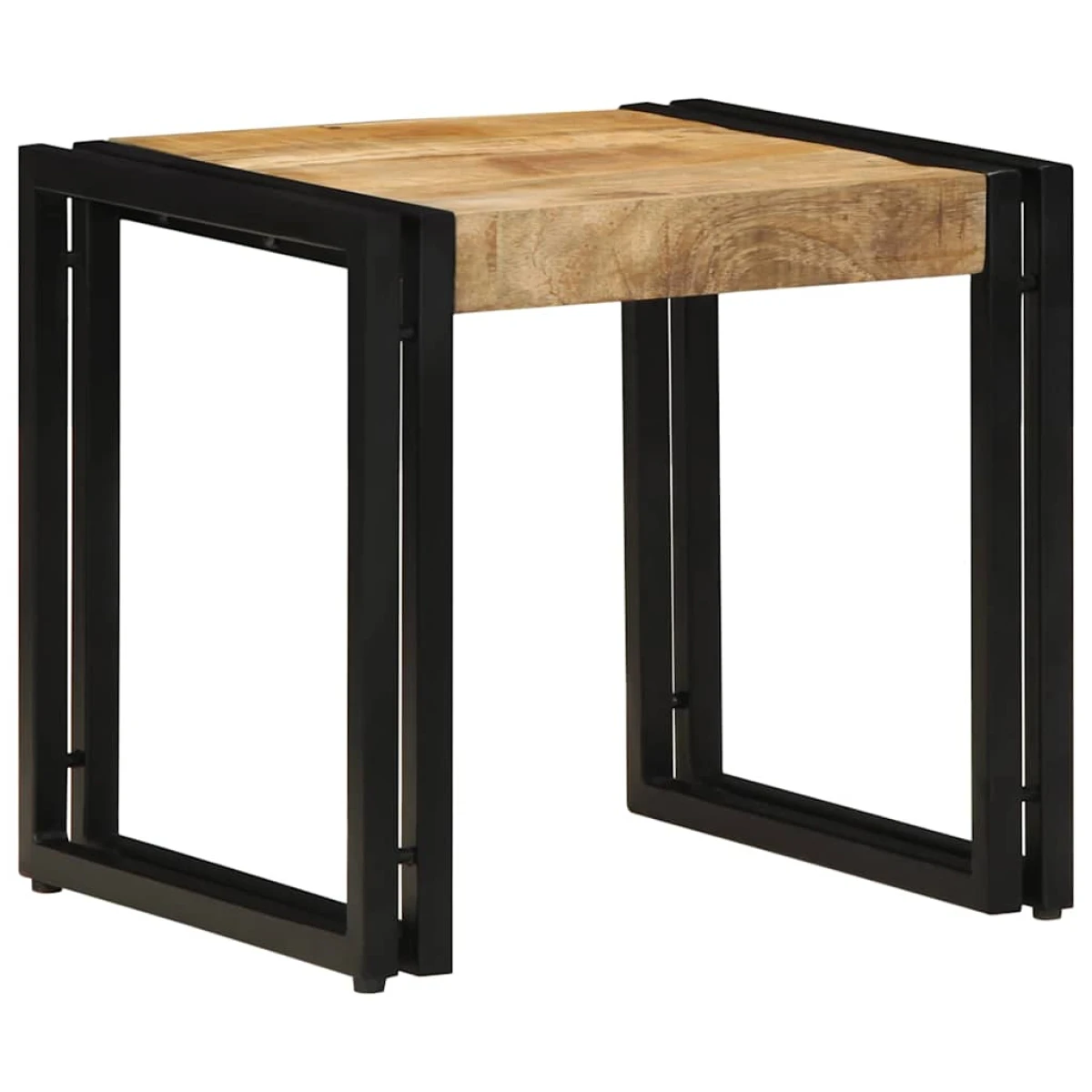 VidaXL Coffee Table 40x40x38 cm Mango Wood Rustic Living by vidaXL
