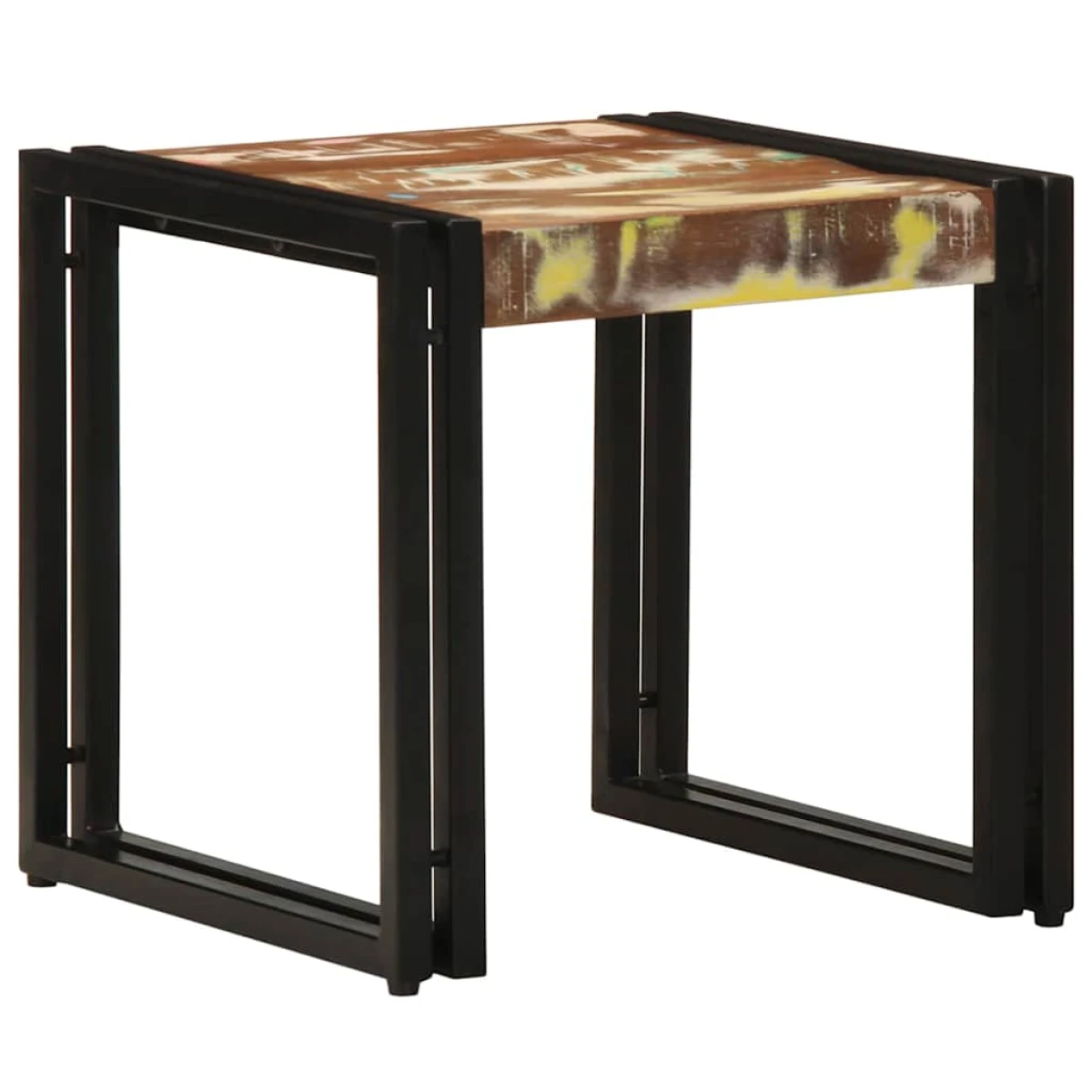 VidaXL Coffee Table 40x40x38 cm Mango Wood Rustic Living by vidaXL