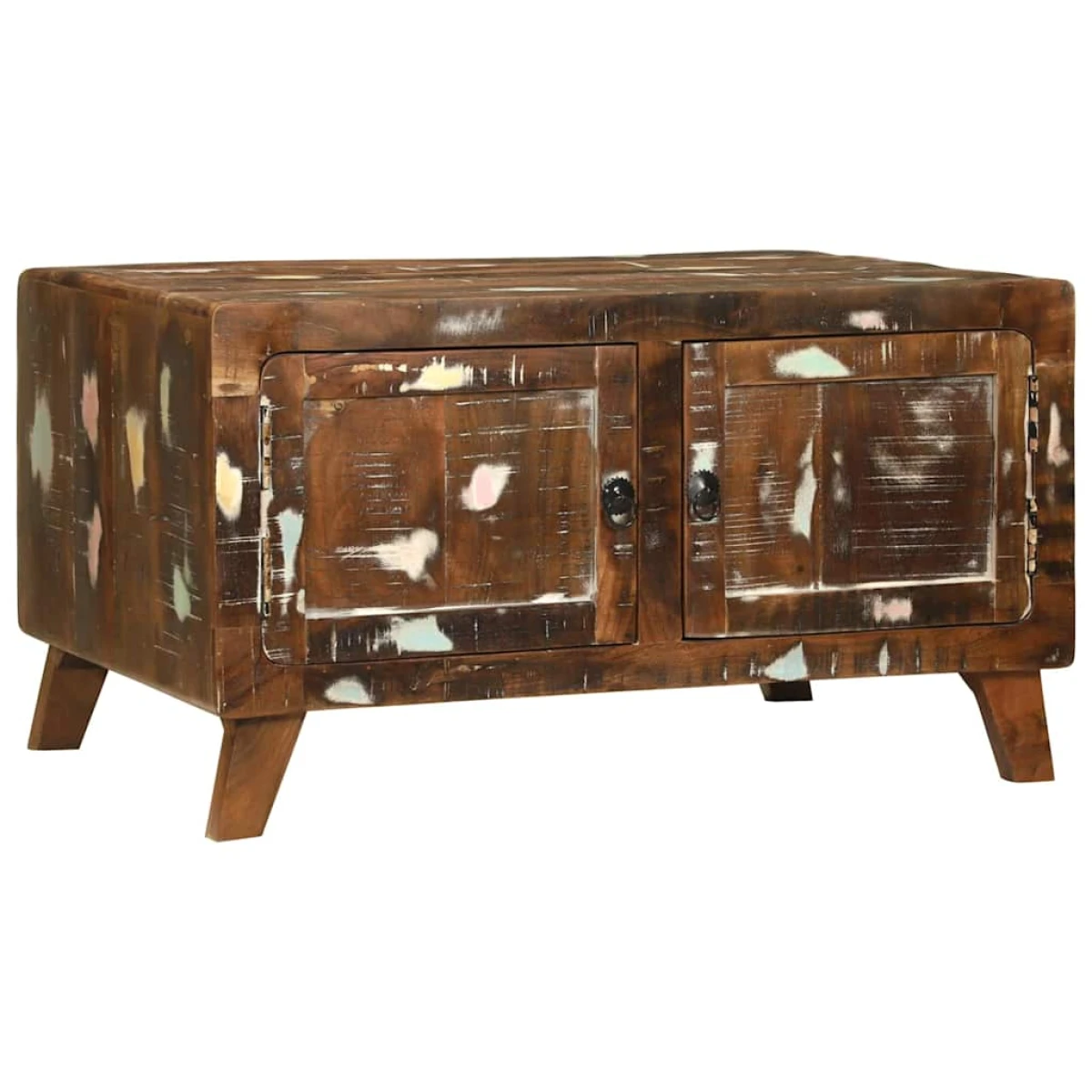 VidaXL Rustic Coffee Table 80x54x45 Cm Solid Reclaimed Wood by vidaXL