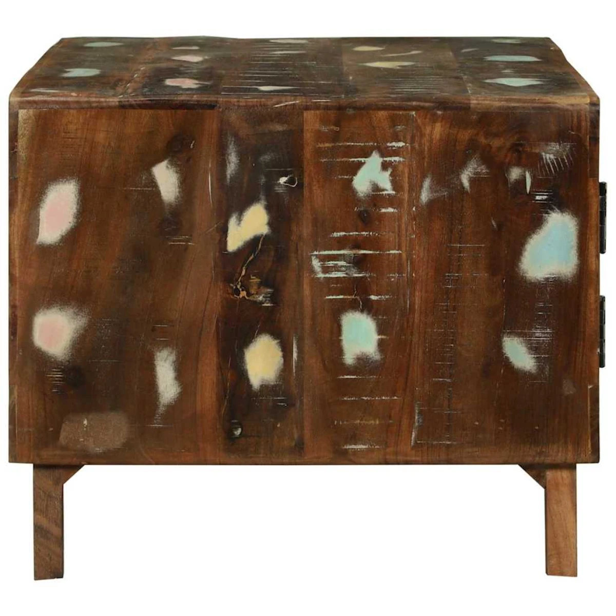 VidaXL Rustic Coffee Table 80x54x45 Cm Solid Reclaimed Wood by vidaXL