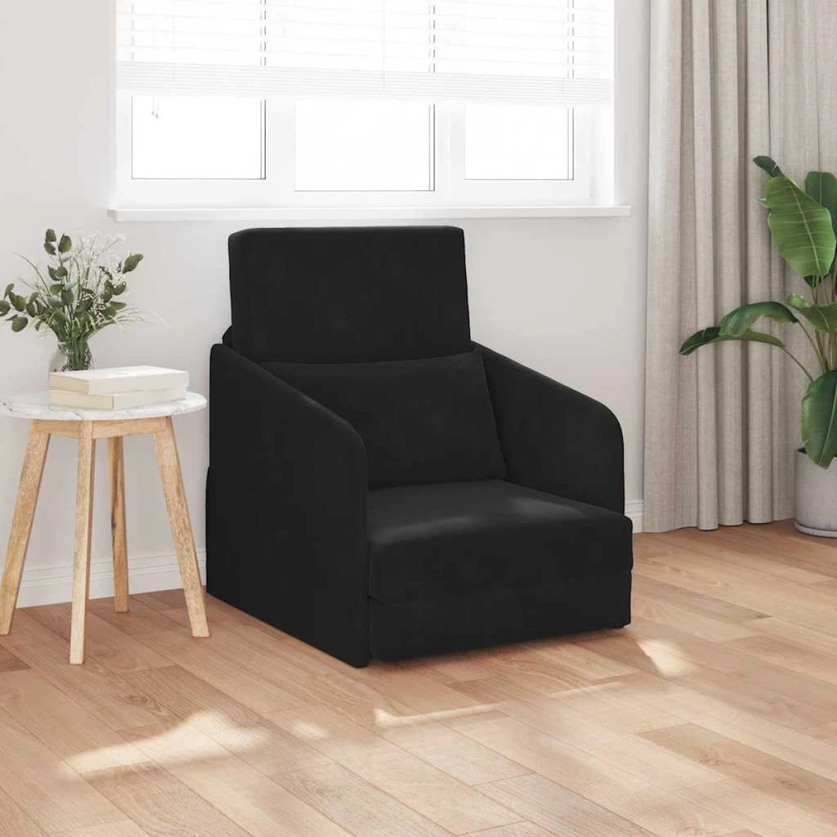 vidaXL VidaXL Sofa Bed 65x80x83 Velvet Upholstery for Living Room - Sofa Bed
