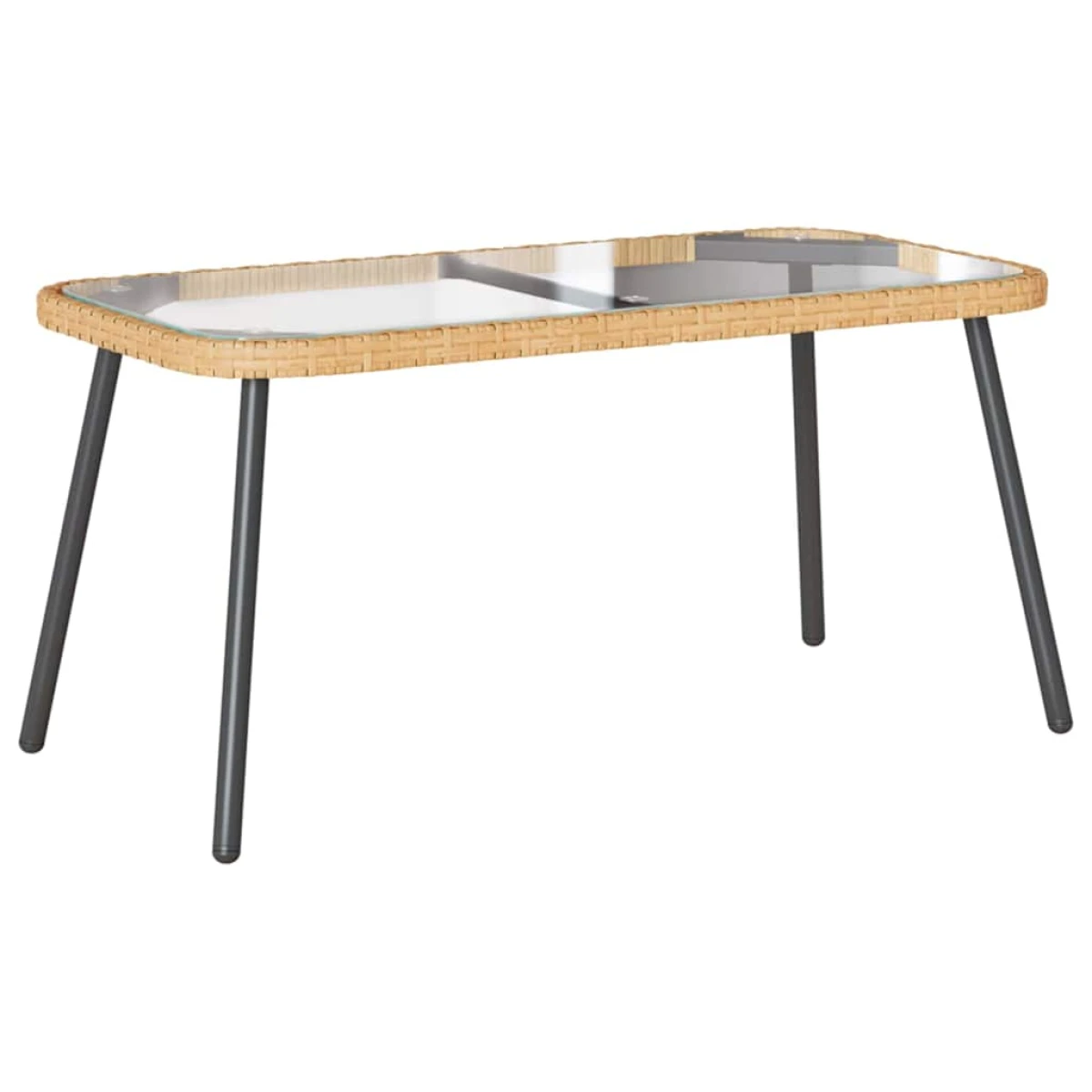 vidaXL VidaXL Coffee Table 90 x 45 x 42 cm Poly Rattan Outdoor - Coffee Table