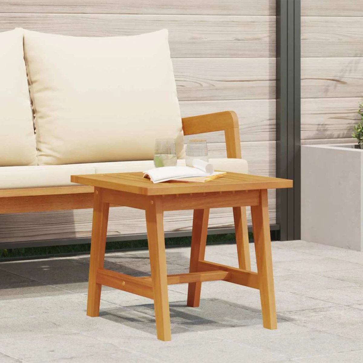 vidaXL VidaXL Coffee Table Solid Acacia Wood Outdoor Garden - Coffee Table