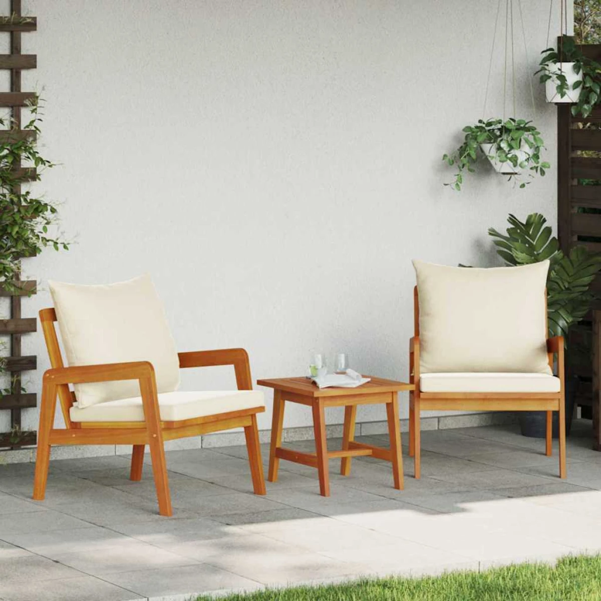 vidaXL VidaXL Coffee Table Solid Acacia Wood Outdoor Garden - Coffee Table