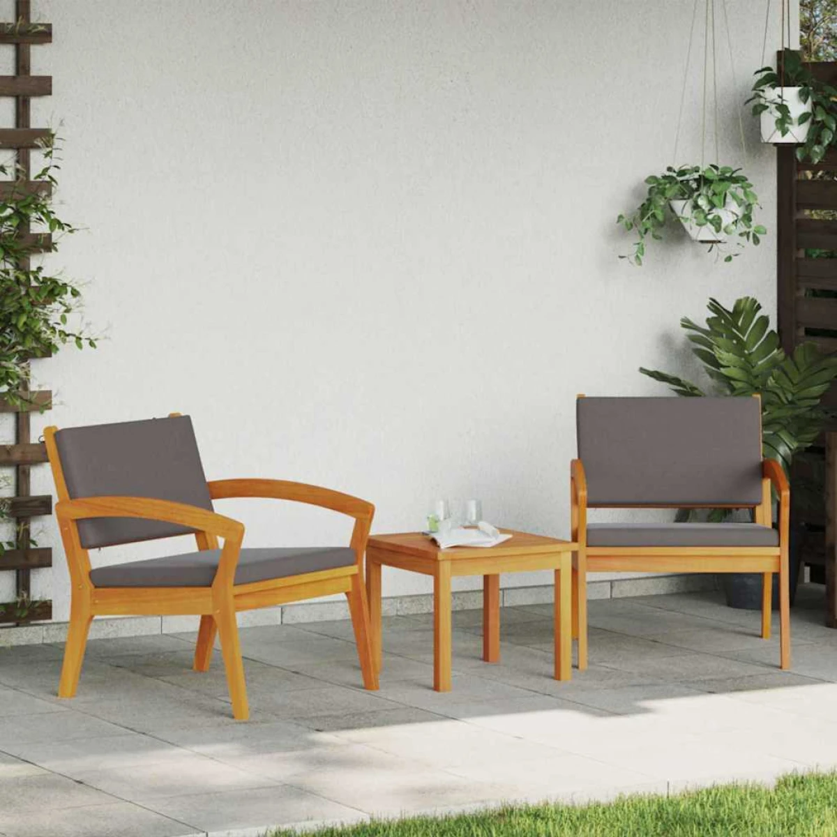vidaXL VidaXL Coffee Table Solid Acacia Brown Outdoor Garden - Coffee Table