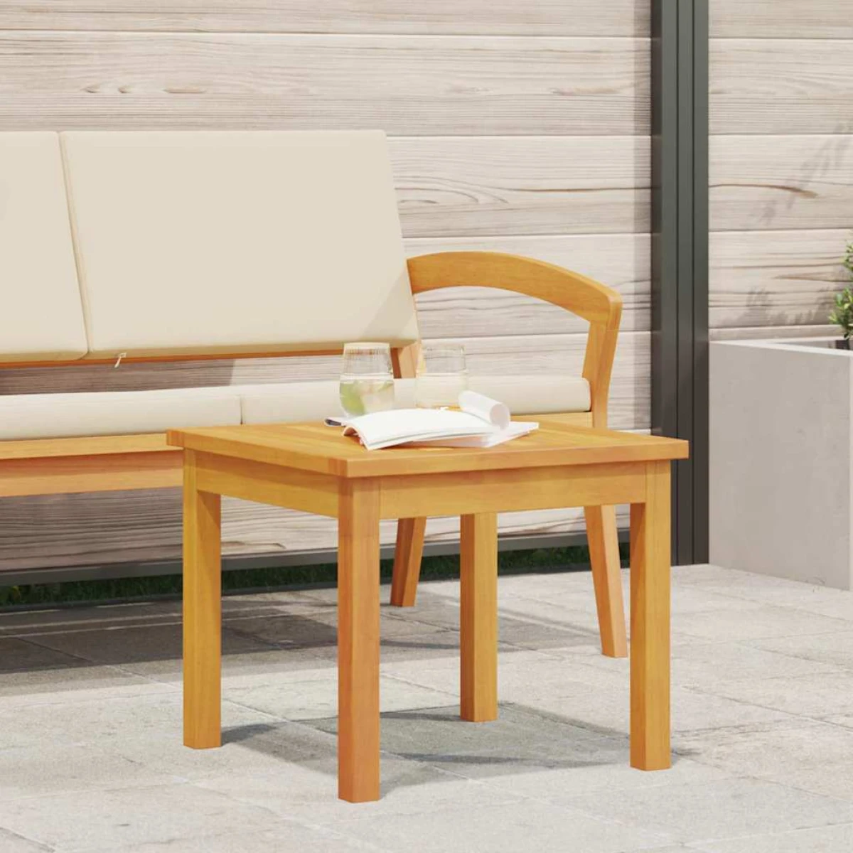 vidaXL VidaXL Coffee Table Solid Acacia Brown Outdoor Garden - Coffee Table