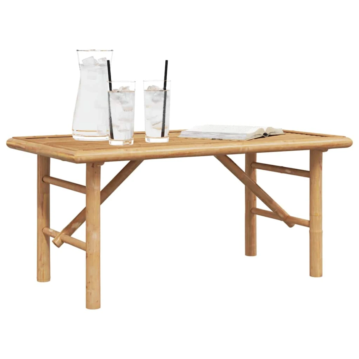 VidaXL Coffee Table 70x40x36cm Bamboo Modern Living Room by vidaXL
