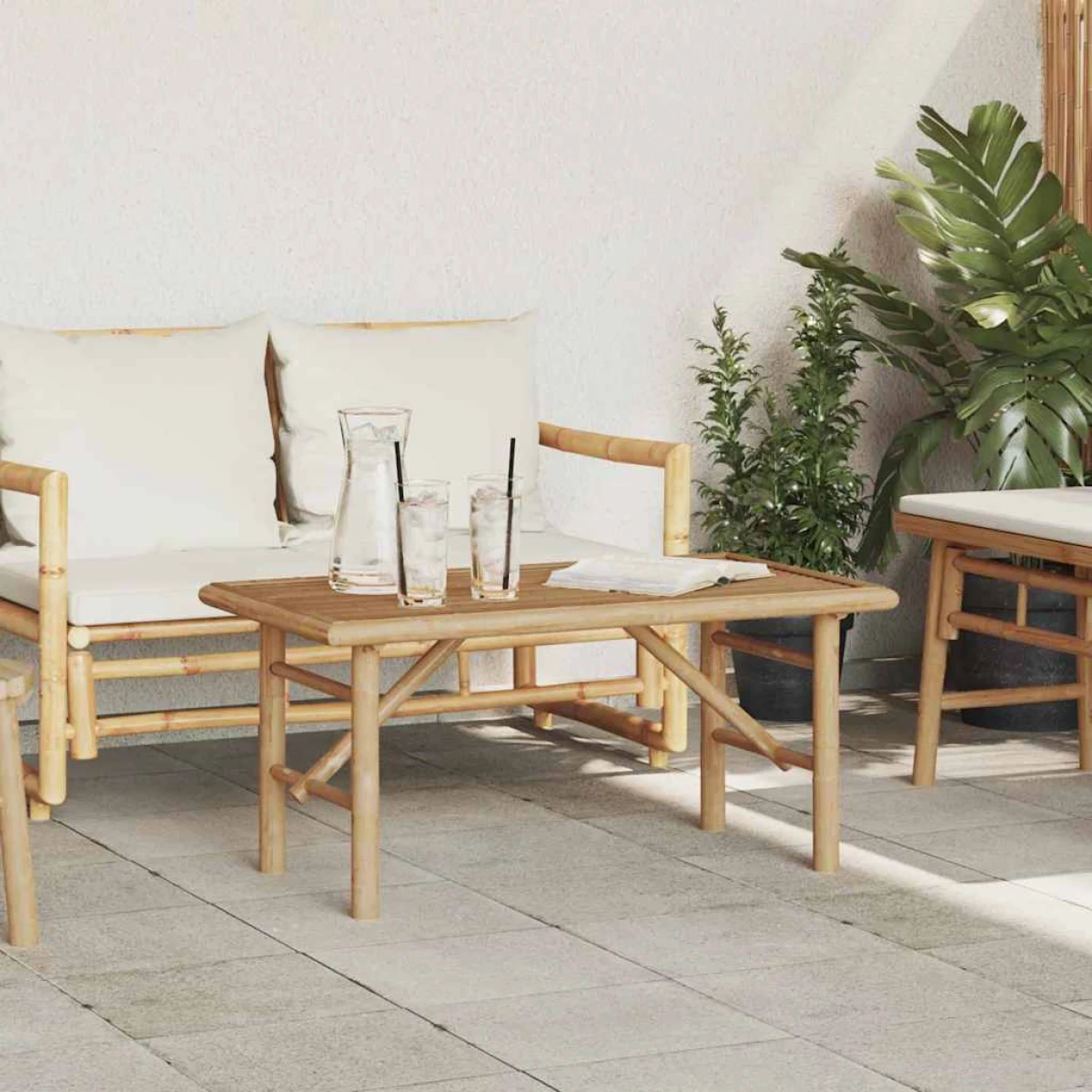 vidaXL VidaXL Coffee Table 70x40x36cm Bamboo Modern Living Room - Coffee Table