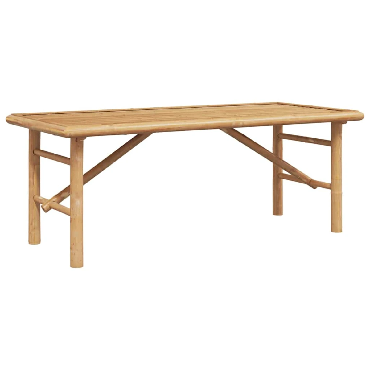 VidaXL Coffee Table 70x40x36cm Bamboo Modern Living Room by vidaXL