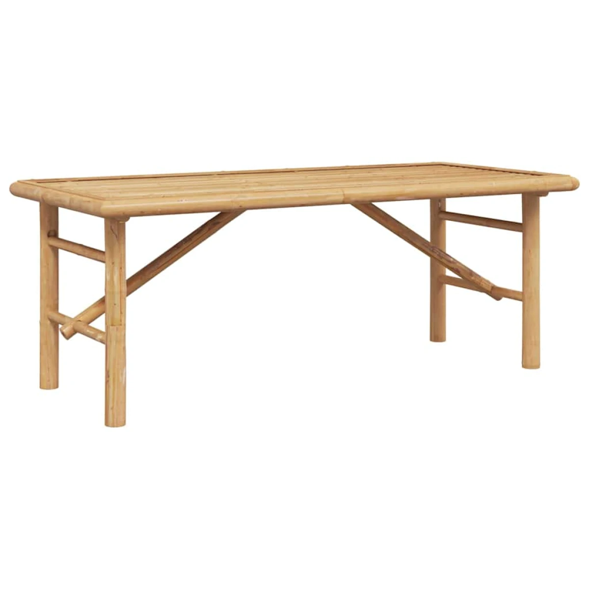 VidaXL Coffee Table 70x40x36cm Bamboo Modern Living Room by vidaXL