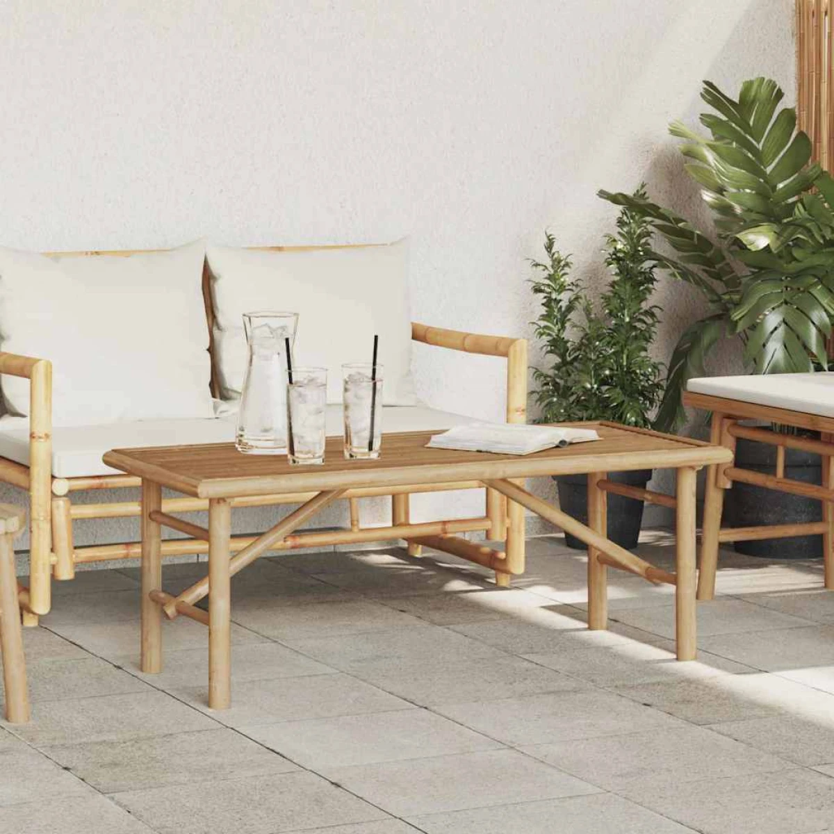 vidaXL VidaXL Coffee Table 70x40x36cm Bamboo Modern Living Room - Coffee Table