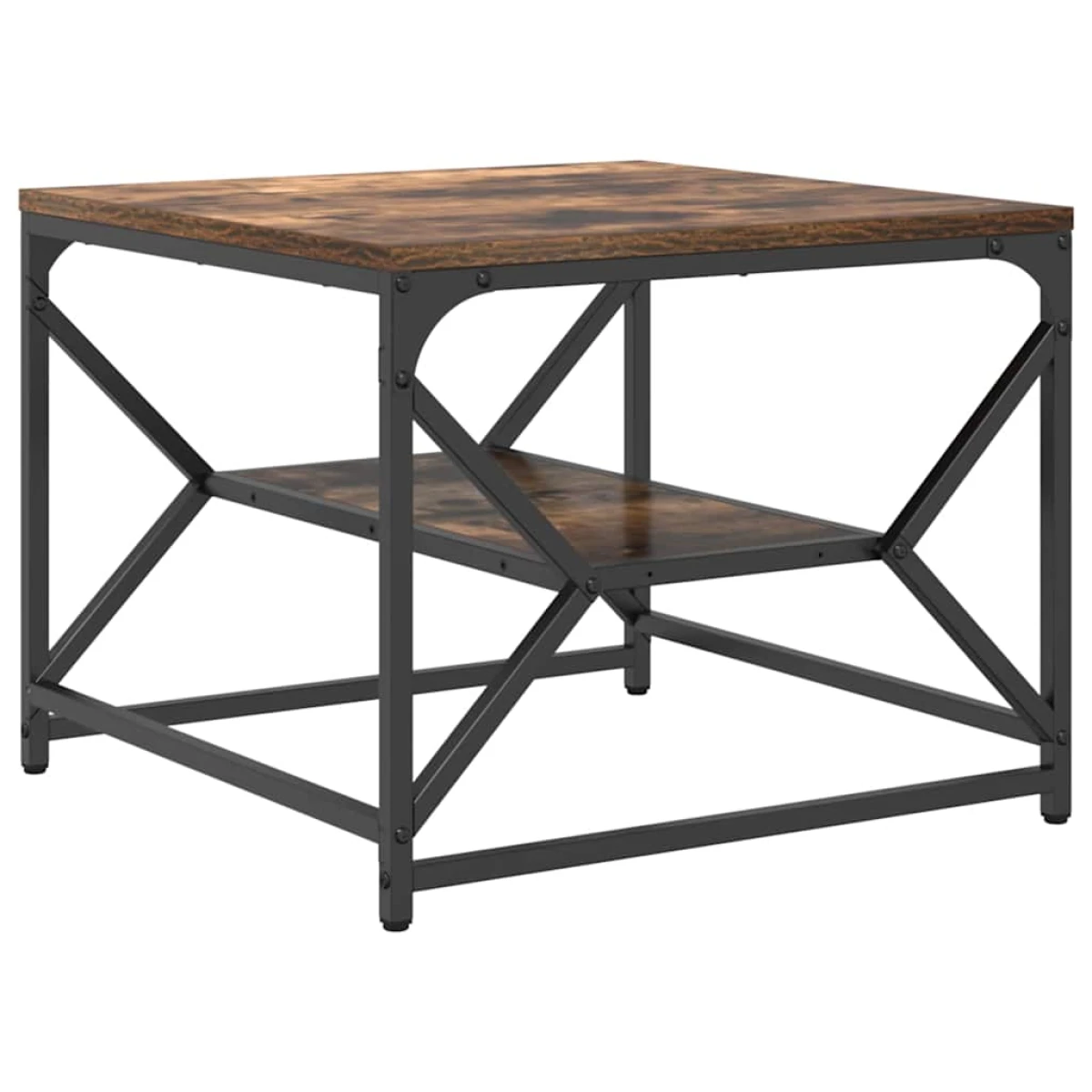 vidaXL VidaXL Coffee Table 51x50x40 cm Black Oak Modern Lounge - Coffee Table