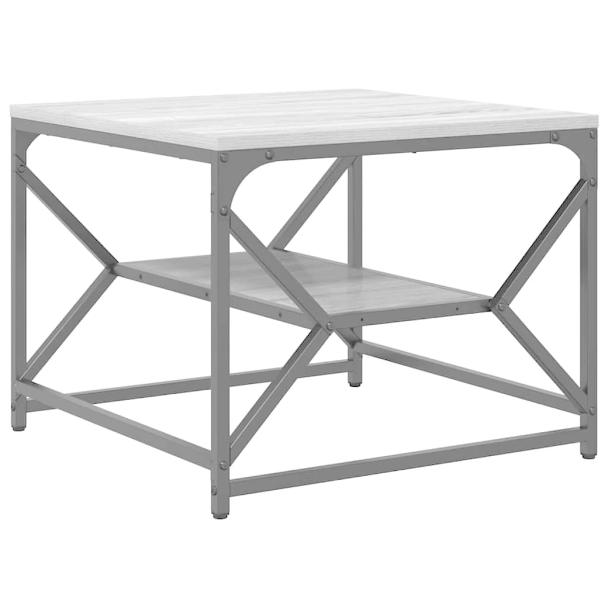 vidaXL VidaXL Coffee Table 51x50x40 cm Black Oak Modern Lounge - Coffee Table