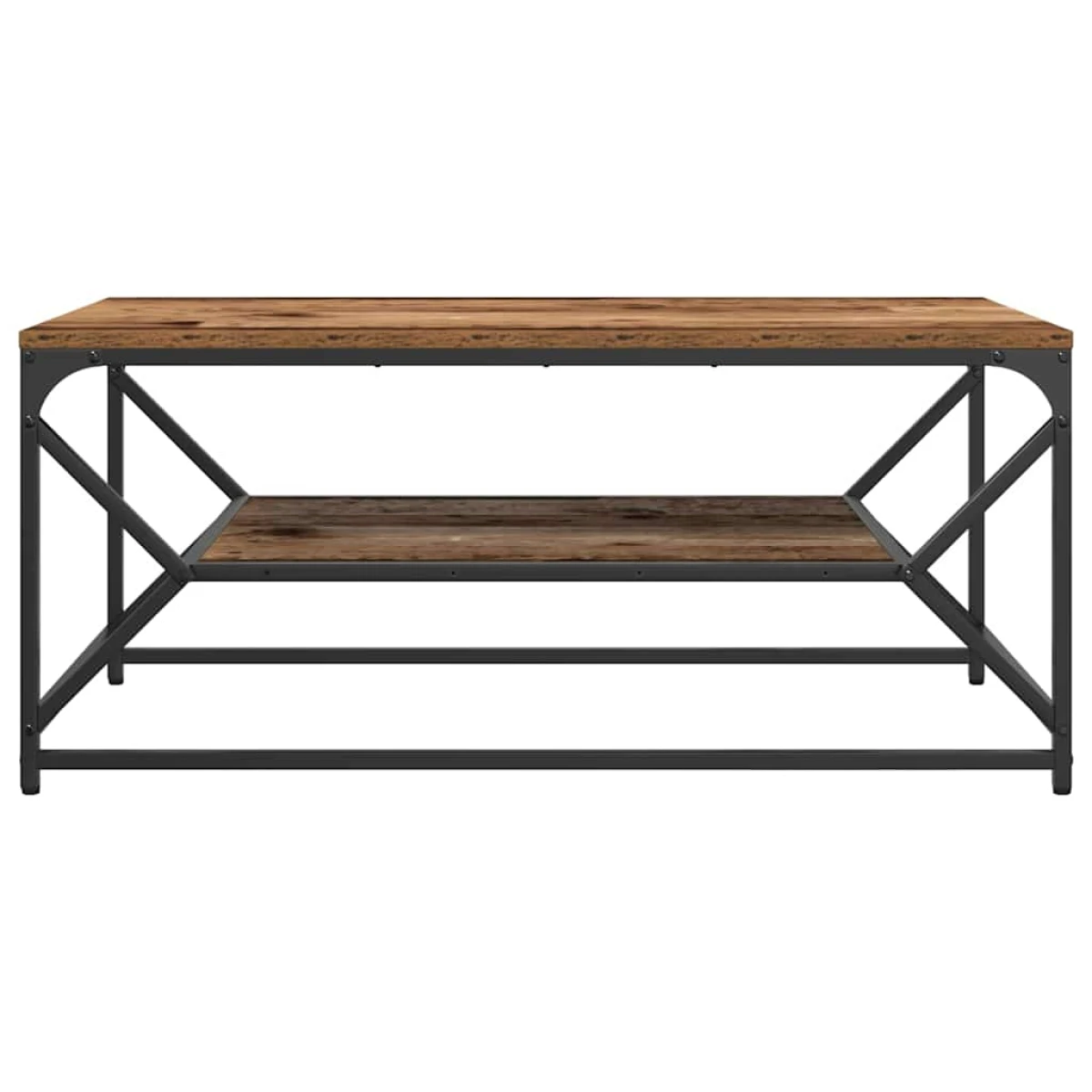 VidaXL Coffee Table 51x50x40 cm Black Oak Modern Lounge by vidaXL