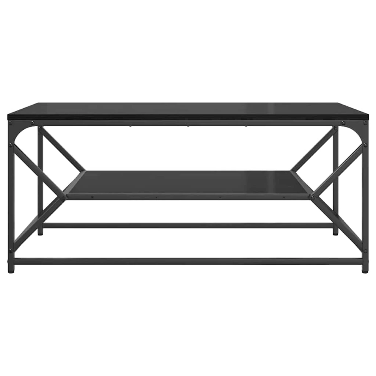 vidaXL VidaXL Coffee Table 51x50x40 cm Black Oak Modern Lounge - Coffee Table